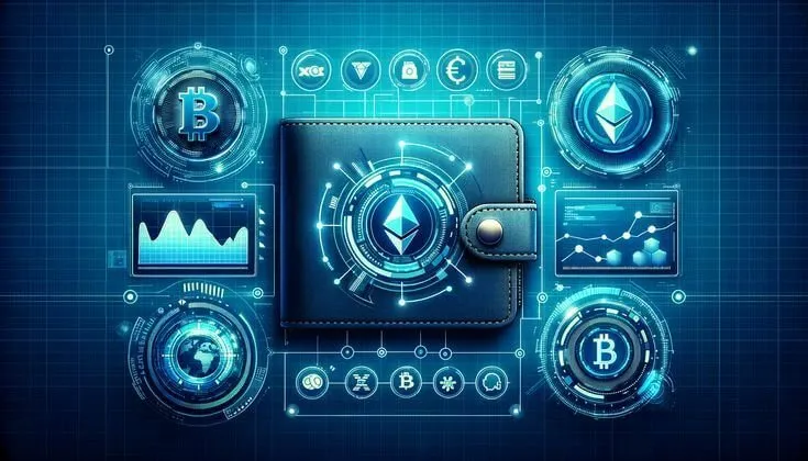Diferentes tipos de carteiras digitais de criptomoedas