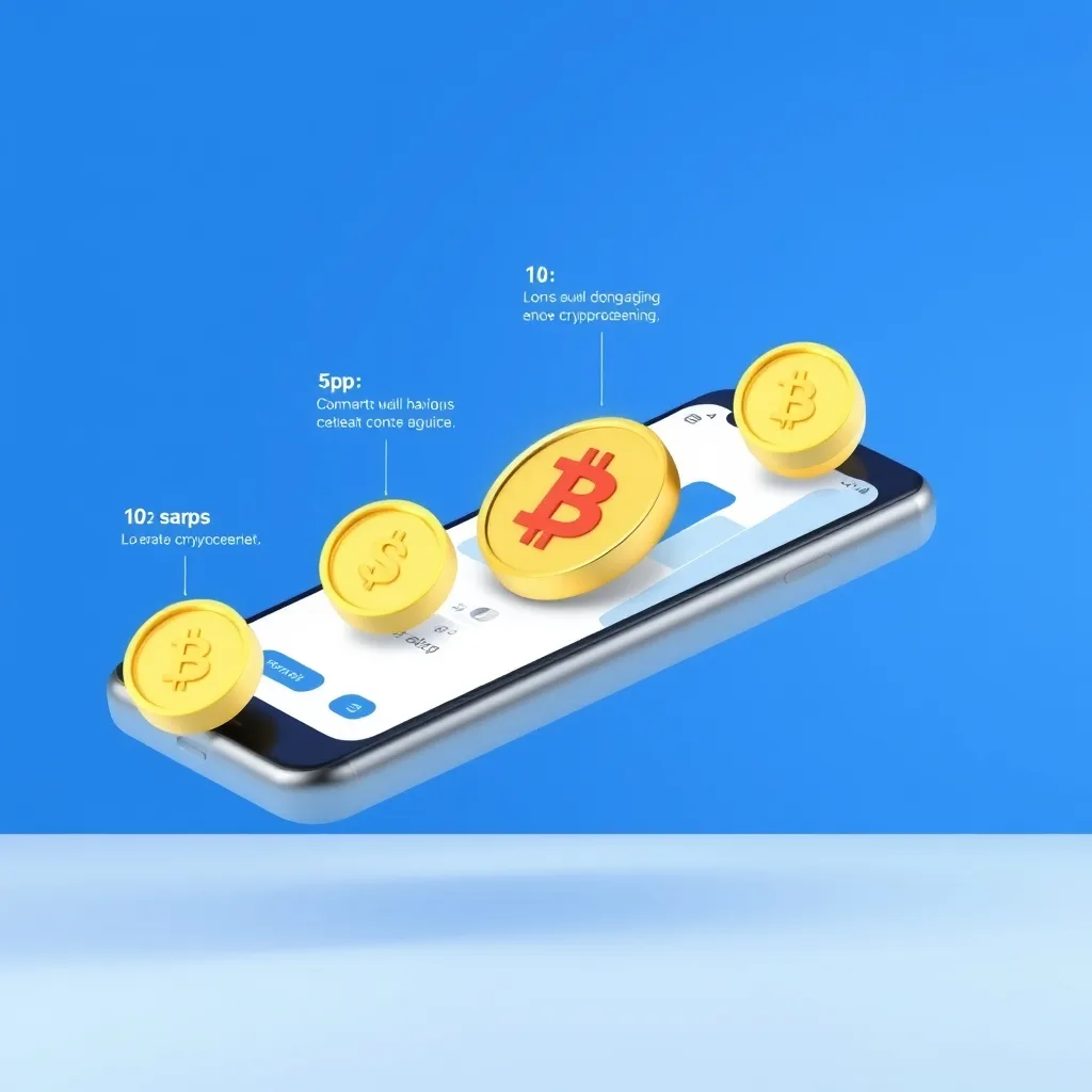 Ilustração conceitual sobre Como comprar criptomoedas