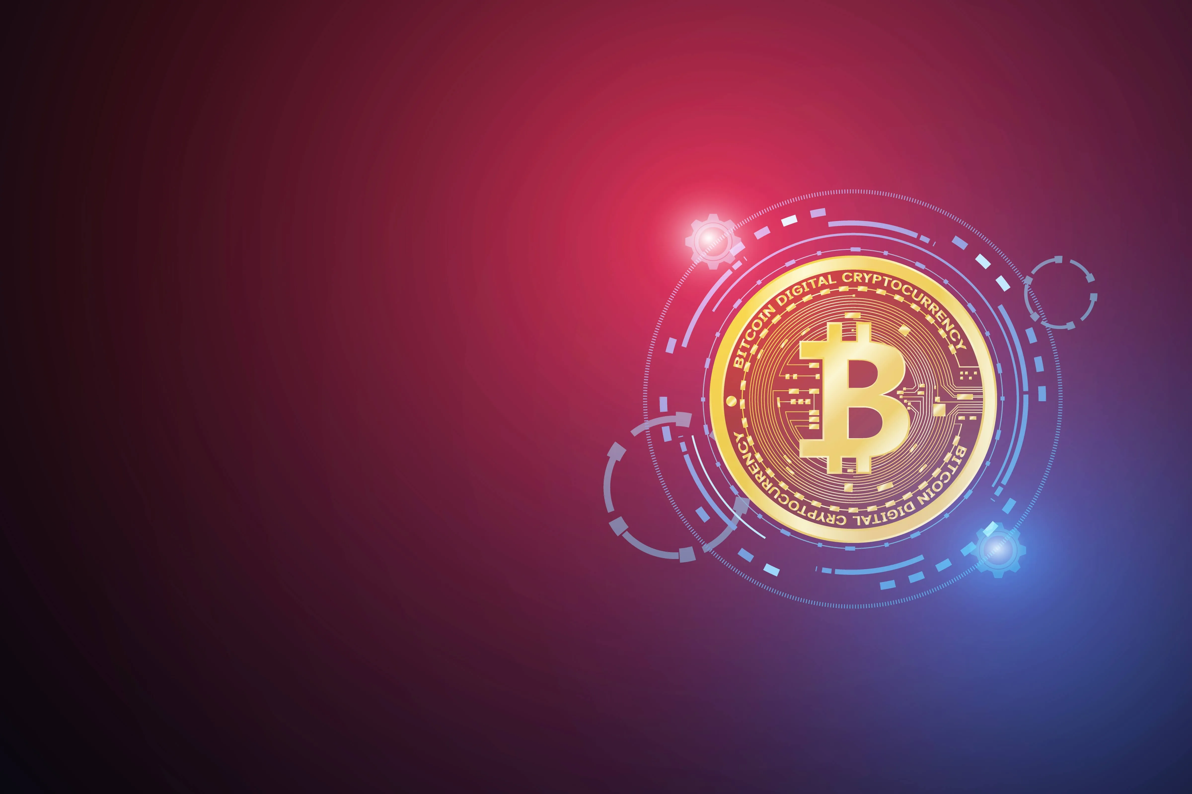 Bitcoin conectado globalmente - representando o renascimento e adoção mundial